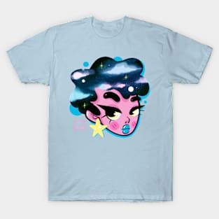 Galaxy hair girl T-Shirt